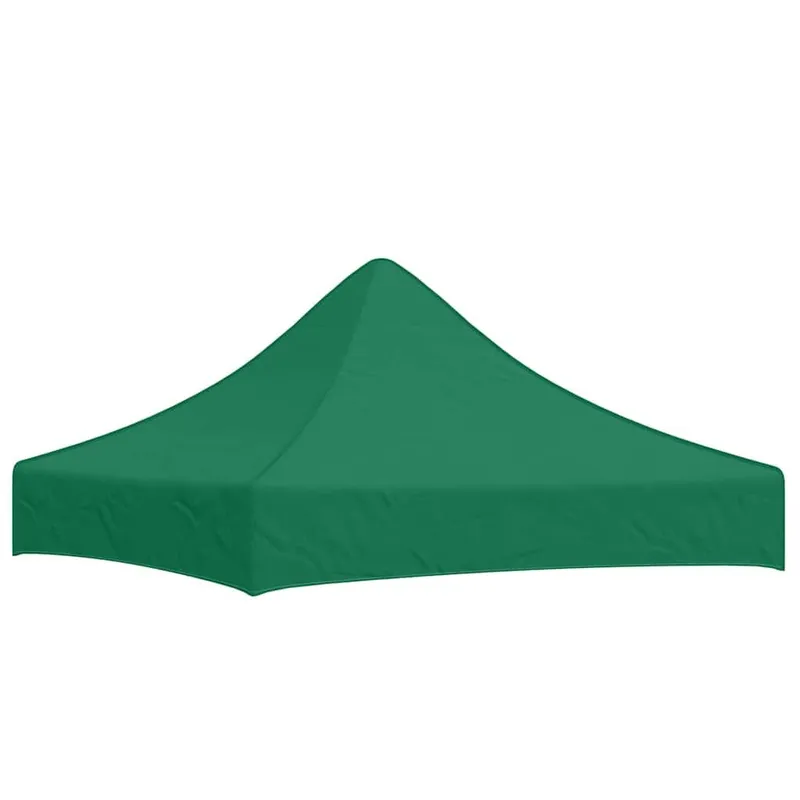 Toit de tente de réception 2x2 m Vert 270 g/m²