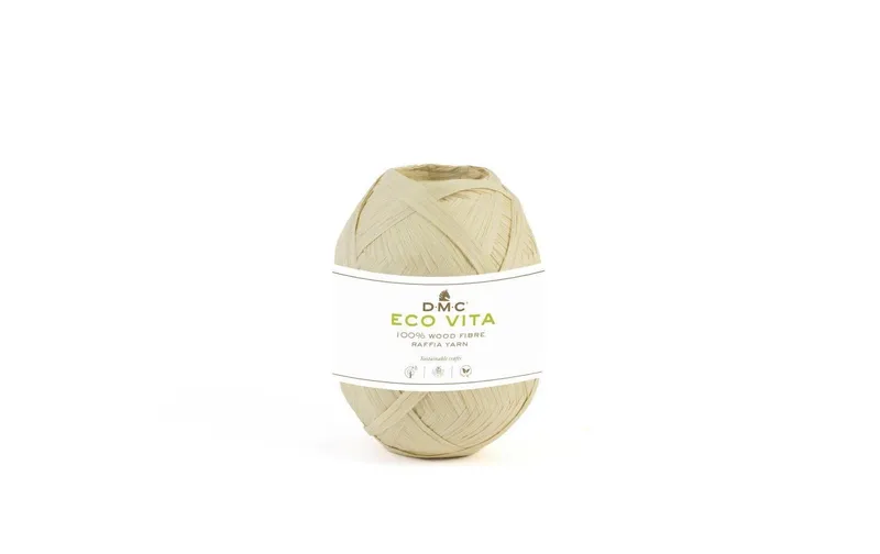 DMC tessutogarn Eco Vita Raffia 50 g, naturalee
