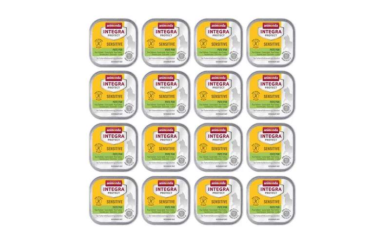 Animonda Integra Protect Nassfutter Sensitive Pute pur, 16 x 100 g