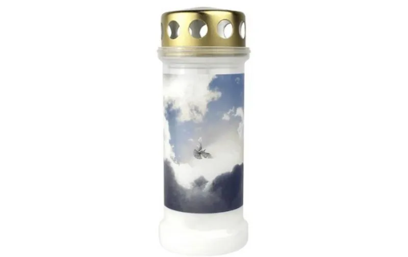CHALET Grabkerze Himmel 6.7 x 17.3 cm
