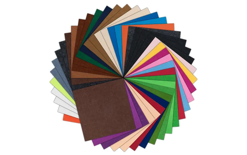 LOKLIK Filzblattbündel Mix 20.5 x 20.5 cm, 42 pieces, multicolour