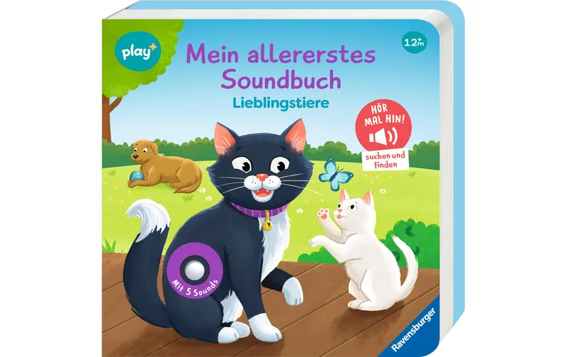 play+ Mon tout premier livre sonore Animaux préférés