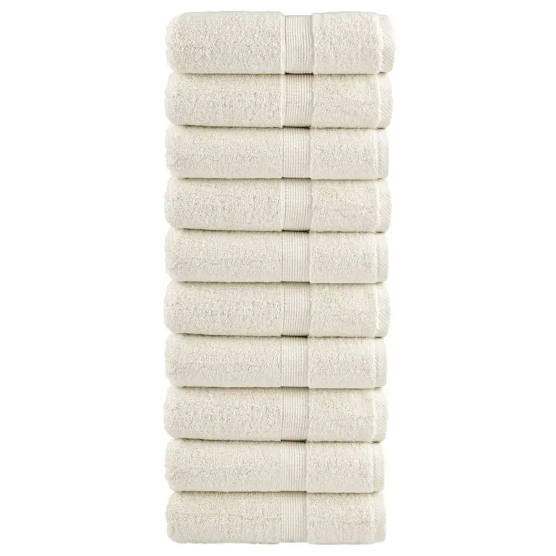Serviettes d'invité de qualité supérieure SOLUND 10 pcs crème
