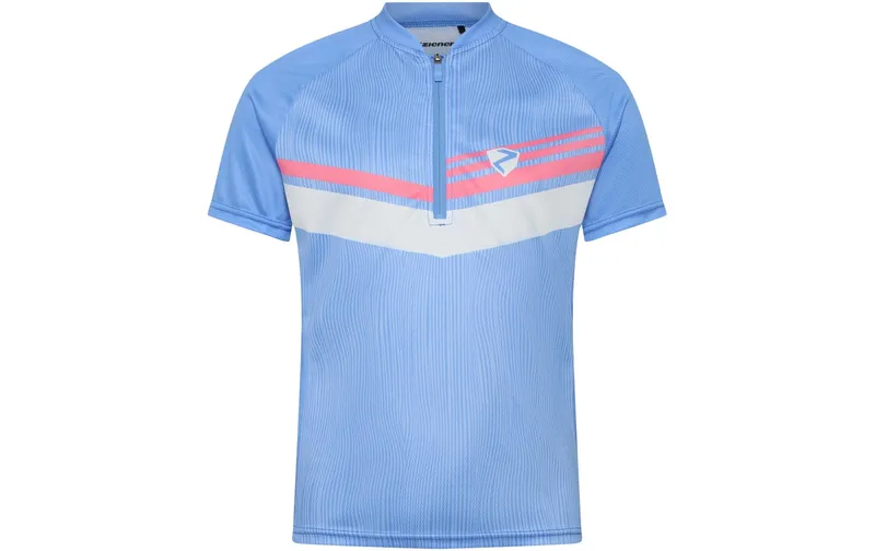 Ziener Velotrikot NESTEL-Z Junior Unisex Dreamy Sky White, Gr. 176