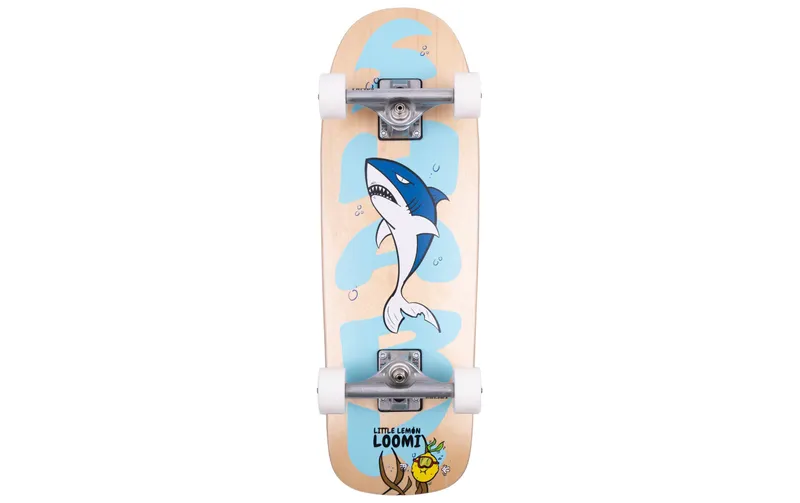 Loomi Boards Skateboard Corkgrip Shark 24.75"