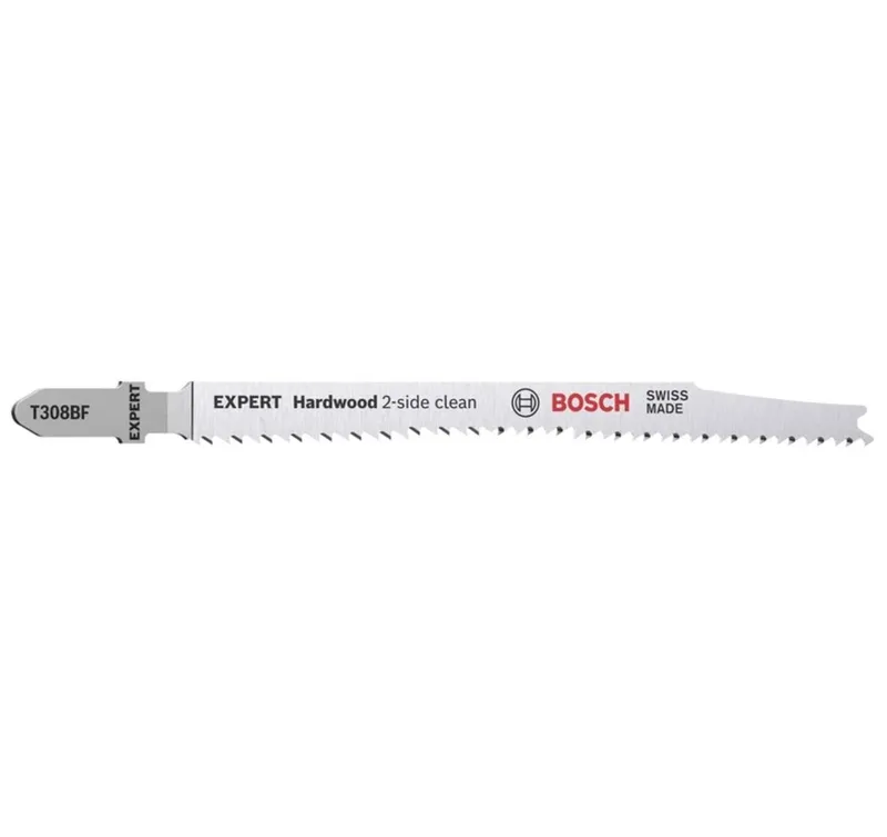 Bosch Professional Stichsägeblatt EXPERT Hardwood 2-side clean T 308 BF, 5 Stk
