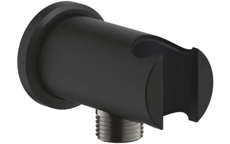 GROHE Rainshower Wandanschlussbogen mit Brausehalter Phantom Black