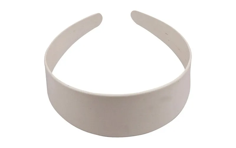 Creativ Company Haarreif 48 mm, Weiss