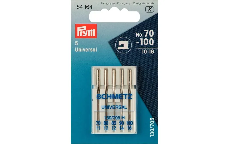 Prym Nähmaschinennadel Nr. 70 - 100 Standard, 5 pièces
