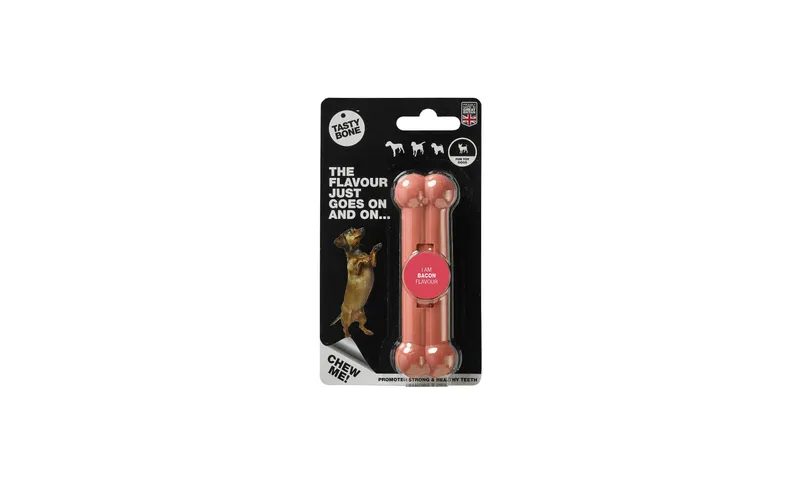 Tasty Bone Spielzeugknochen mit Speckgeschmack, Puppy