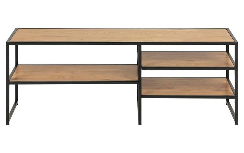 AC Design TV-Möbel Seaford 120 x 33 x 46 cm, black/naturale
