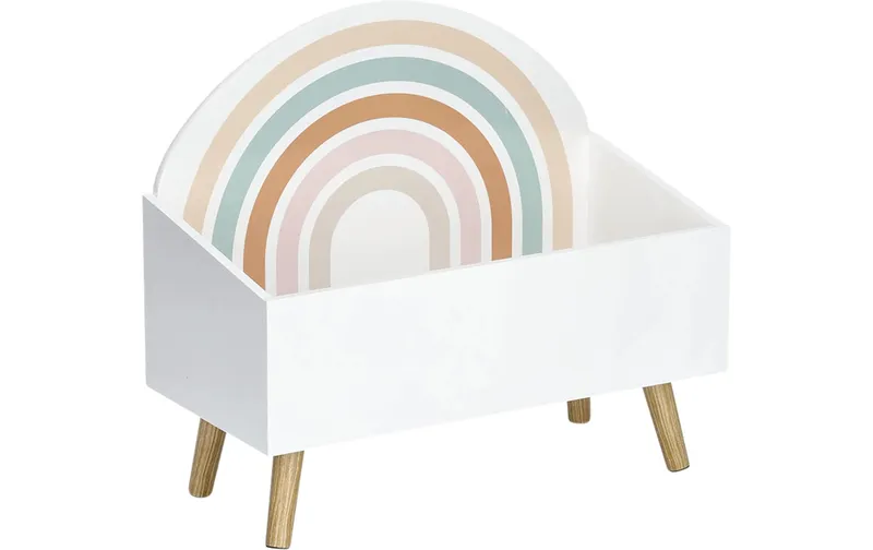Zeller Present Kinder-Aufbewahrungstruhe Rainbow 58 x 28 x 52 cm