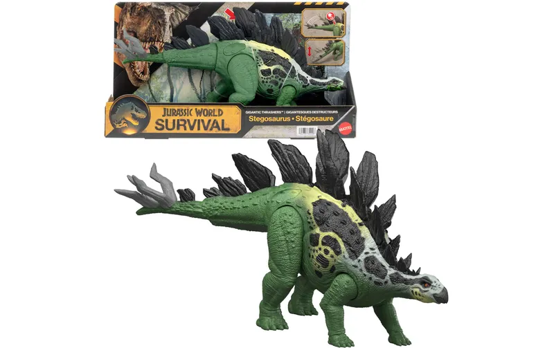 Mattel Jurassic World Thrashers Stegosaurus