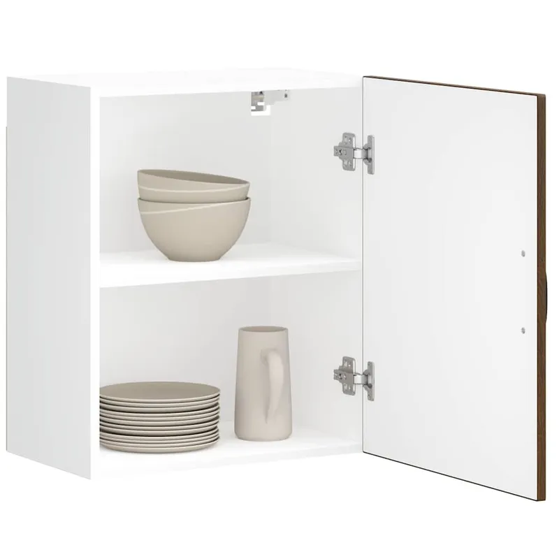 Küchen-Hängeschränke 2 Stk. Lucca Braun Eichen-Optik Holzwerkstoff