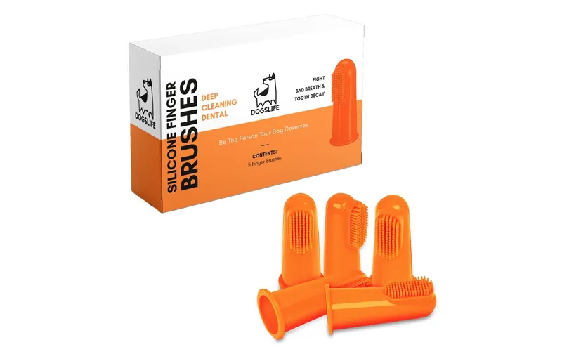 DogsLife Zahnreinigung Silicone Finger Brushes 5 pièces