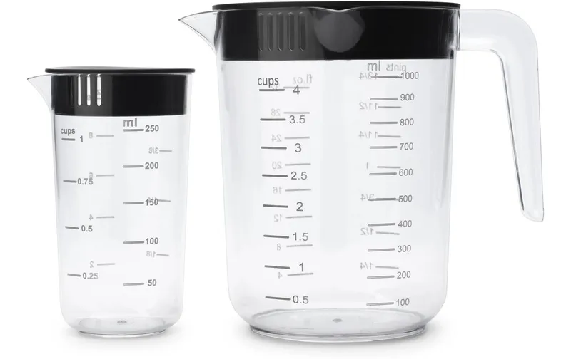 Brabantia Messbecher 2 pièces, 2.5 dl, transparent