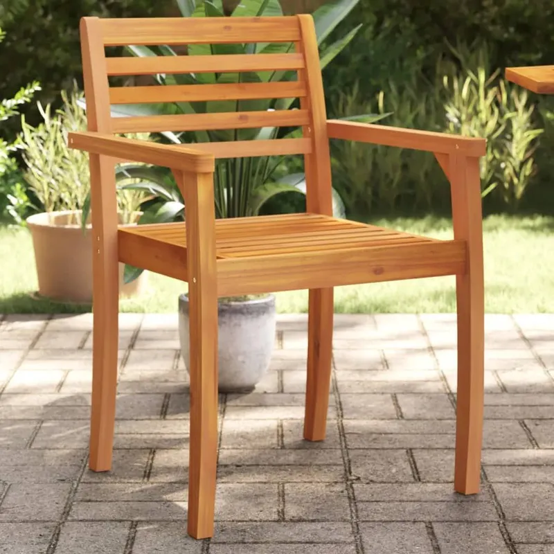 Gartenstühle 8 Stk. 59x55x85 cm solid acacia wood
