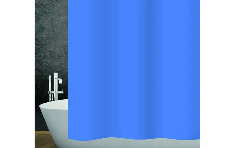 diaqua® Duschvorhang Basic 120 x 200 cm, bleu