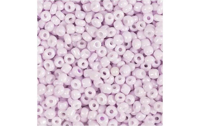 Creativ Company Rocailles-Perlen glassperlen pink mattiert