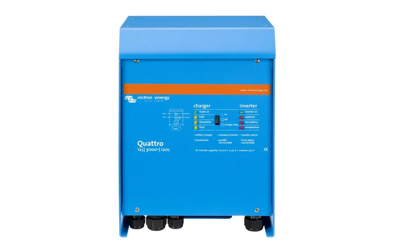 Victron Wechselrichter Energy Inverter Quattro 12/3000/120-50/50