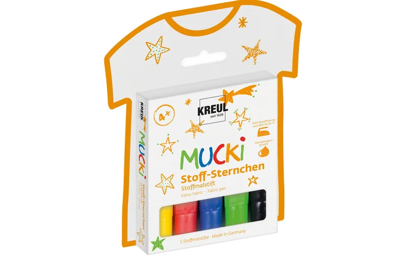 Kreul Textilfarbe Mucki 5 pieces