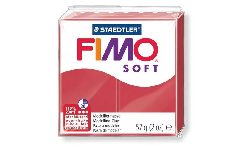 Fimo Modelliermasse Soft red