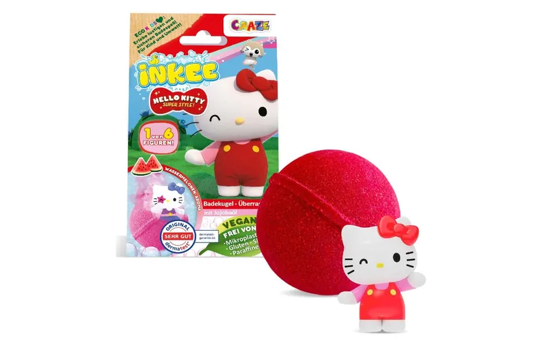 Craze Inkee Überraschungsbadekugel Hello Kitty 1 pièces, assortiert