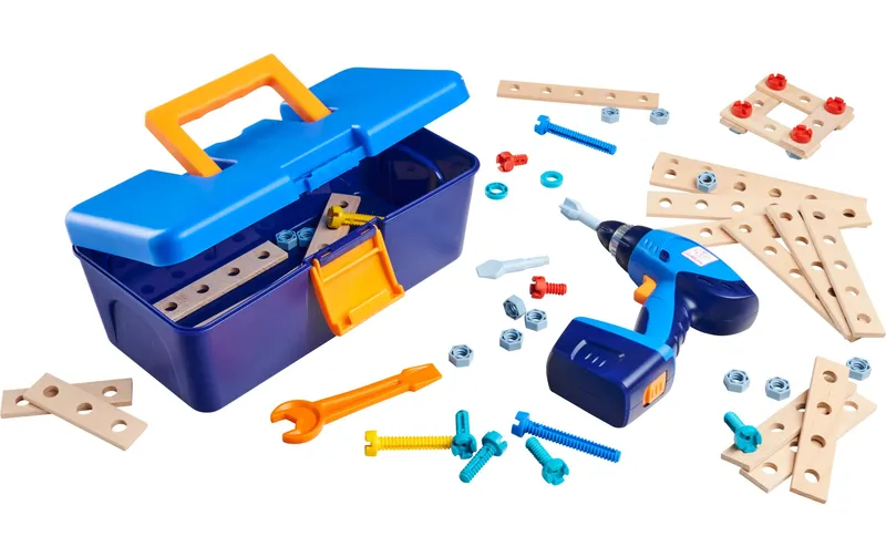 Eichhorn Baukasten Werkzeugbox with Schrauber
