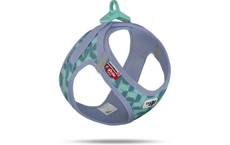 curli Geschirr Vest Air-Mesh LE26 L Semi Circle Blau