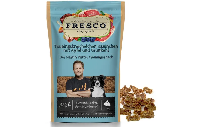 FRESCO Martin Rütter Trainingsknöchelchen Kaninchen&Apfel, 150 g