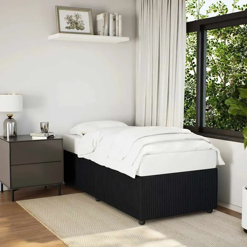 Bettgestell nero 80x200 cm Samt