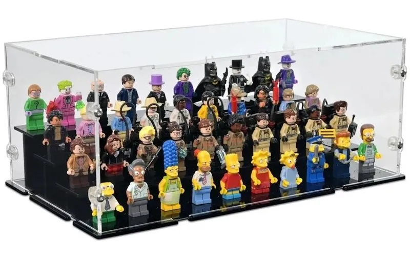iDisplayit Baukasten Acryl-Display pour 40 LEGO-Minifigur