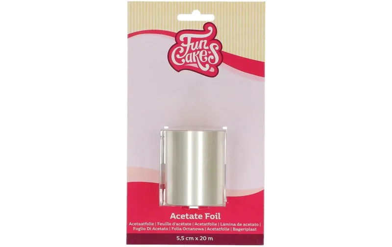 Funcakes Tortenrandfolie 5.5 cm 1 pieces, Klar