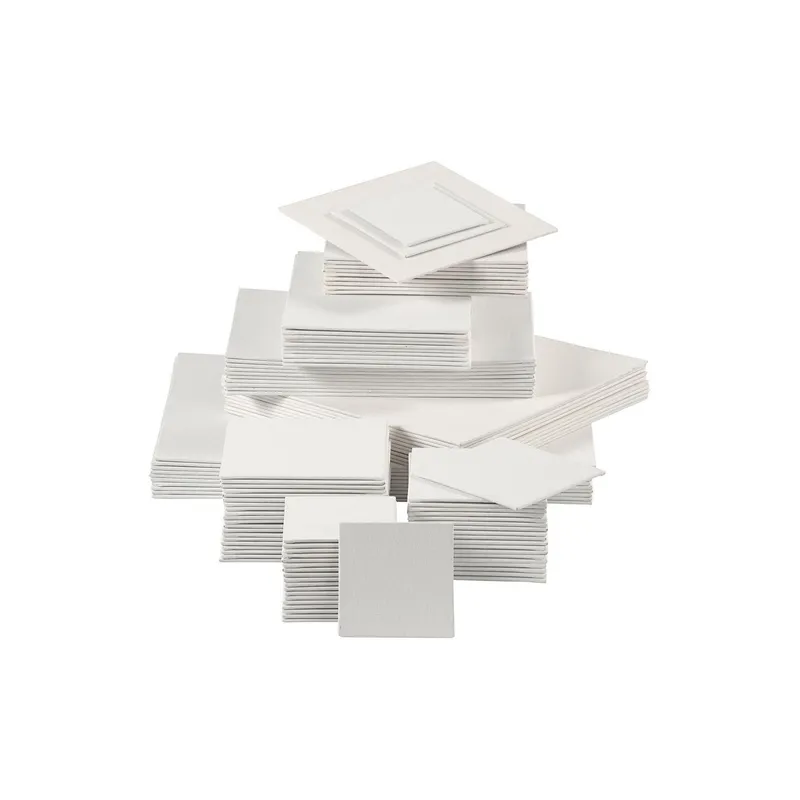 Creativ Company Leinwandplatte 280 g weiss 108 Stk