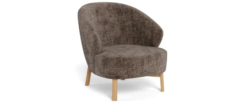 AC Design Sessel Darlene marrone, 77.5 x 78 cm