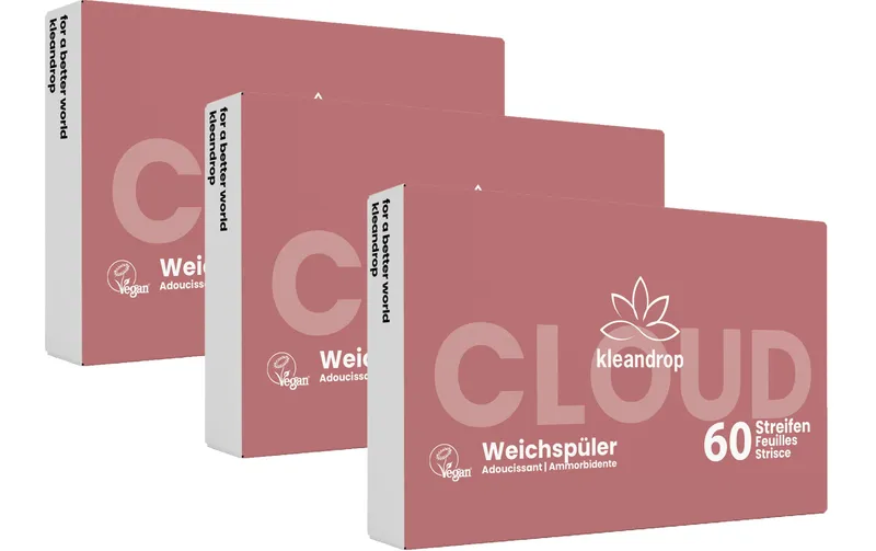 kleandrop Weichspüler Streifen Clouds 3 x 60 pieces