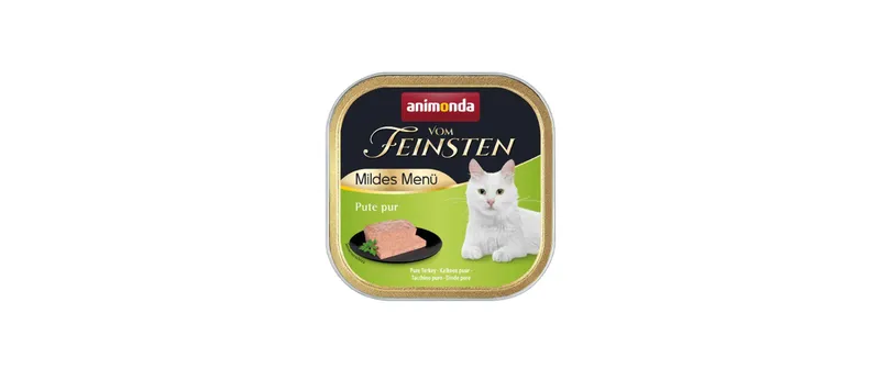 animonda Nassfutter Vom Feinsten Mildes Menü Pute pur, 100 g