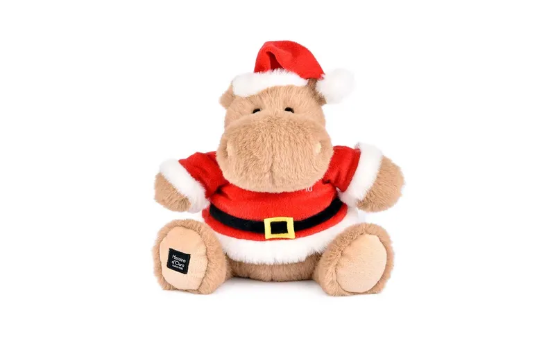 DouDou et compagnie Hippo Weihnachten 20 cm, Beige