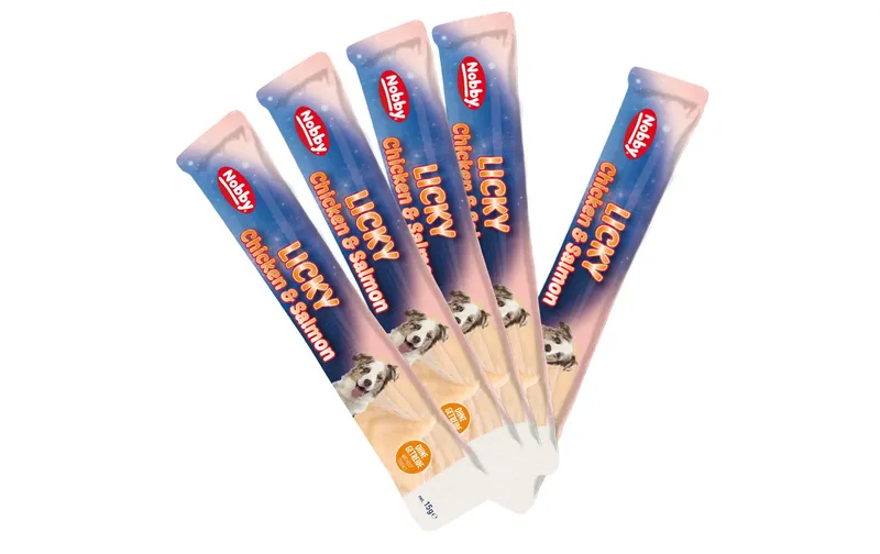 Nobby Leckerli StarSnack Licky Chicken & Salmon, 5 x 15 g