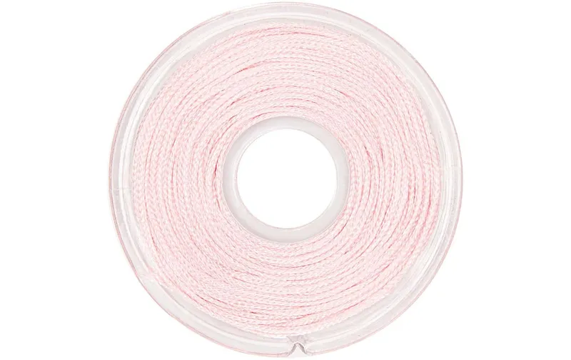 Rico Design Kordelband Makramee 1 mm x 10 m, Rosa