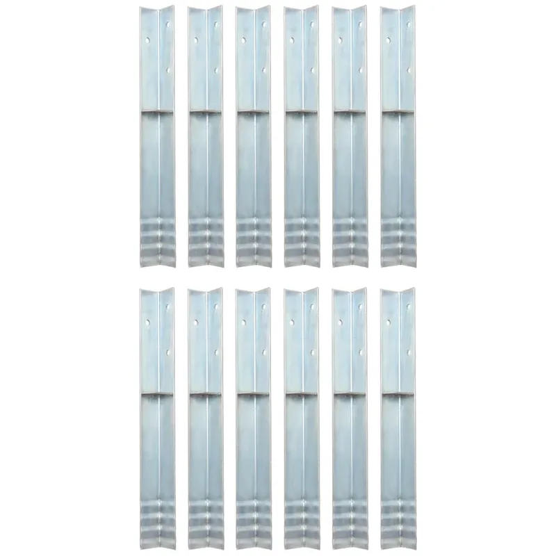 Bodenanker L-Form for Spielturm 12 pcs steel 5 x 5 x 50 cm