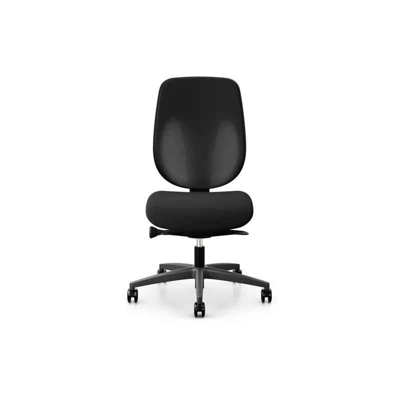 Giroflex office chair 353 with Netzrücken, without armrests, black