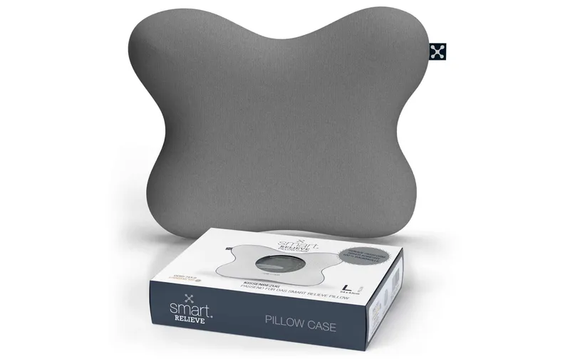 Smartsleep Kopfkissenbezug Relieve L 54 x 43 x 13.5 cm, gris