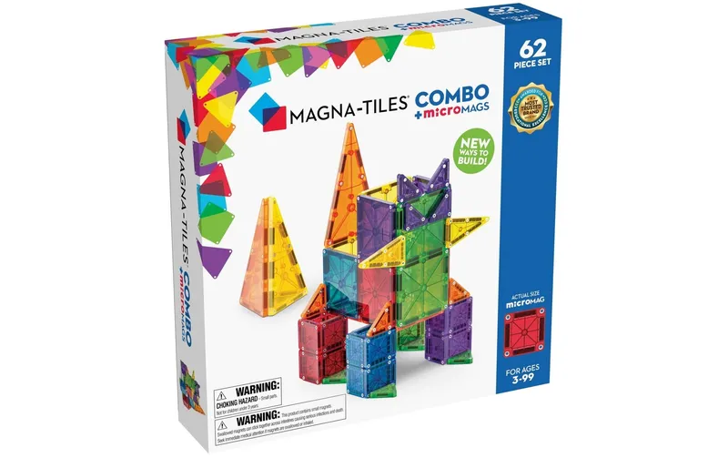 Magna-Tiles Bausteinmodell Combo 62-teilig