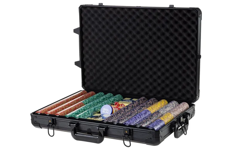 FTM Poker set PRO 1000 Chips Black Edition