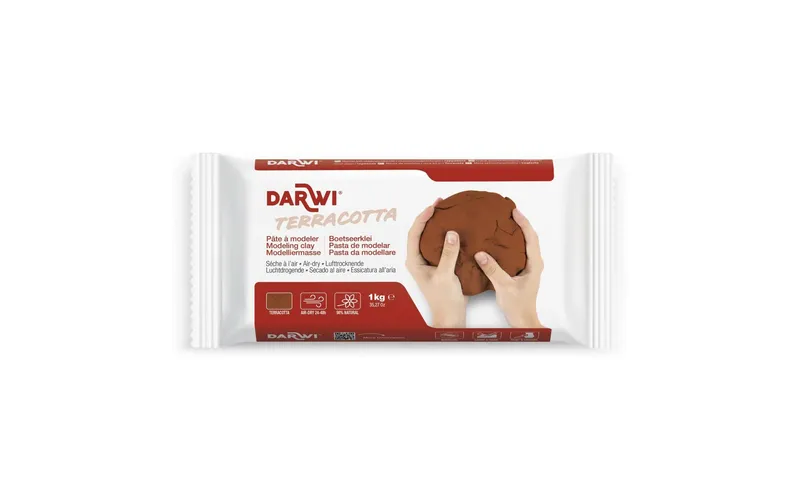 Basteln Modelliermasse Terracotta 1 kg