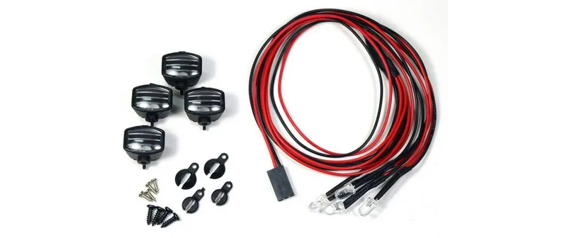 Absima 1:10 LED Rally-Scheinwerferset eckig (4)