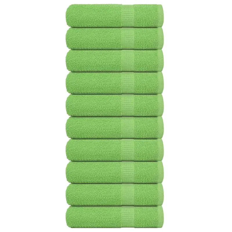 Badetücher FROGN 10 Stk. Apfelgrün 100x150 cm 360 g/m²