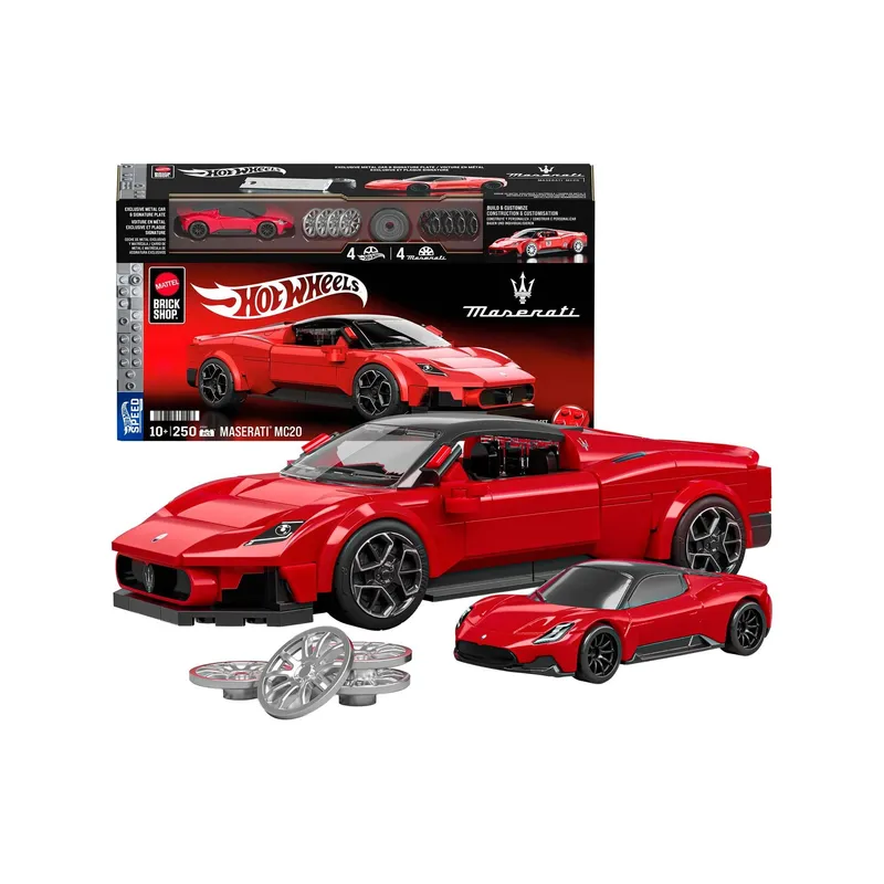 Mega Construx Hot Wheels Mattel Brick Shop Maserati MC20