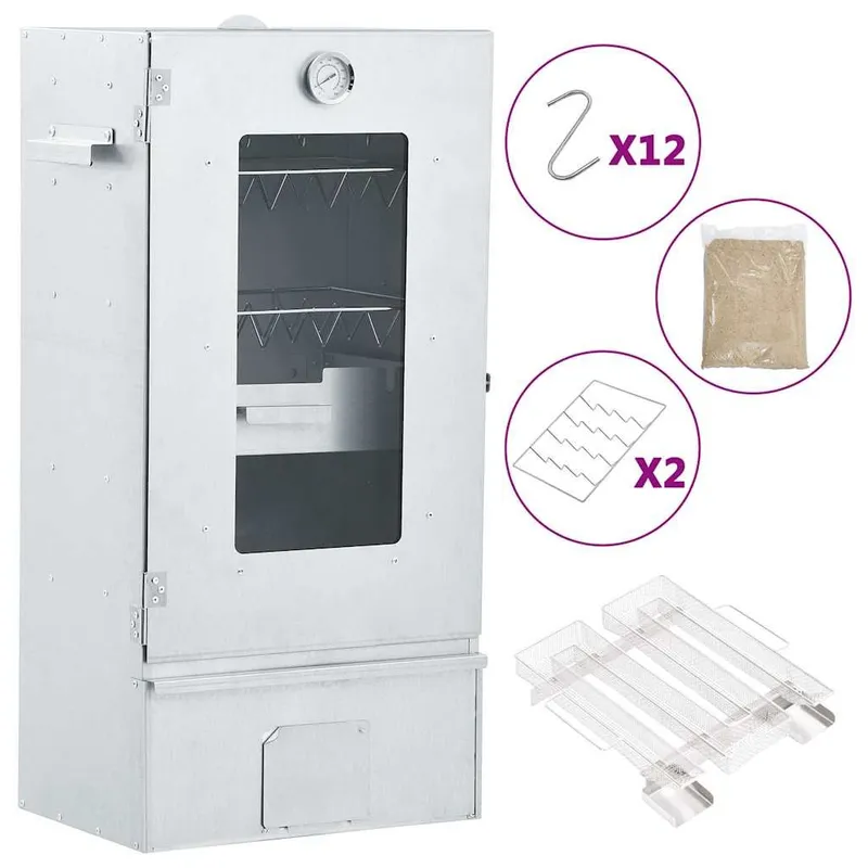 Räucherofen con Kaltrauchgenerator acciaio zincato